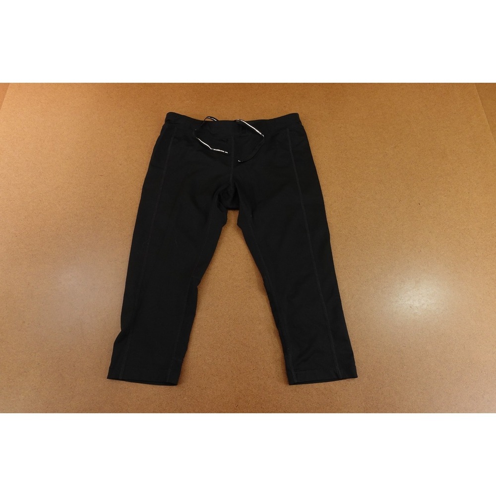 Nike Dri-Fit Running Women's Size Small Black Drawstring Capri Length Leggings‎